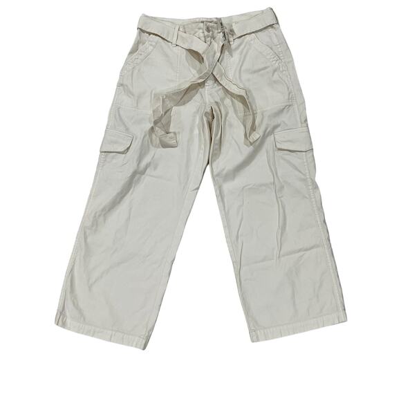 Madewell Petite Griff Superwide-Leg Cargo Pants  P23 - Picture 2 of 4